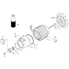 Motor Assembly for Karcher HDS 5-11 U Pressure Washer