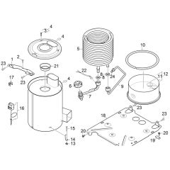 Heating Coil Assembly for Karcher HDS 5-11 U Pressure Washer