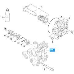 Piston Assembly for Karcher HDS 6-14 C Pressure Washer
