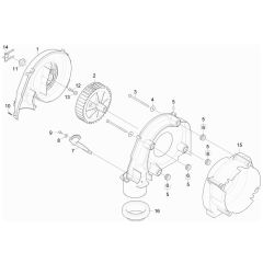 Blower Assembly for Karcher HDS 6-14 C Pressure Washer