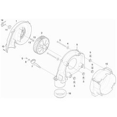 Blower Assembly for Karcher HDS 6-12 C Pressure Washer