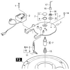 Burner Cover Assembly for Karcher HDS 6-14-4 CX Pressure Washer