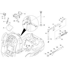 Float Valve Assembly for Karcher HDS 7-12-4 M Pressure Washer