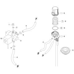 Filter Assembly for Karcher HDS 7-12-4 M Pressure Washer