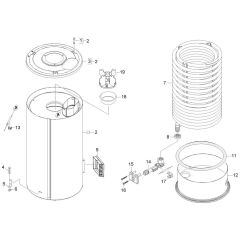 Heater Coil Assembly for Karcher HDS 8-18-4 C Pressure Washer