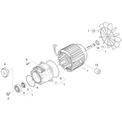 Motor Assembly for Karcher HDS 5-11 UX Pressure Washer