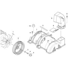 Blower Assembly for Karcher HDS 5-11 UX Pressure Washer