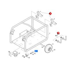 Frame Assembly for Karcher HDS 801 D Pressure Washer