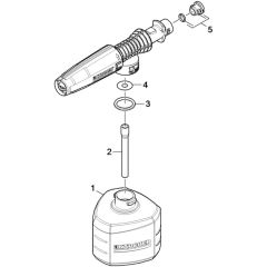 Foam Nozzle Assembly for Karcher K 3 Deluxe Premium Pressure Washer