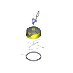Surface Cleaner Assembly for Karcher K 4 Power Control Flex Pressure Washer