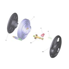 Hose Reel Assembly for Karcher K 7 Premium Smart Control Pressure Washer