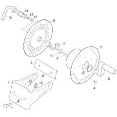 Hose Reel Assembly for Karcher K 855 HS Plus Pressure Washer