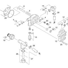 Cylinder Head Assembly for Karcher K 855 HS Plus Pressure Washer