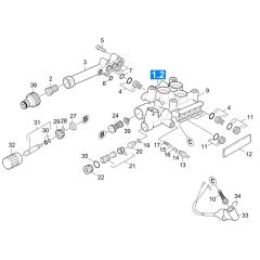 Cylinder Head Assembly for Karcher Xpert HD 7140 Pressure Washer