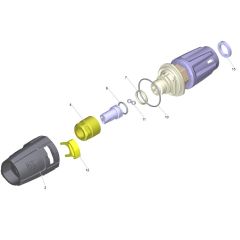 Nozzle Assembly for Karcher Xpert HD 7125 X Plus Pressure Washer