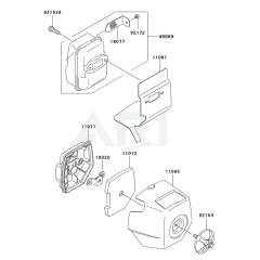 Air Filter & Muffler for KBL27C