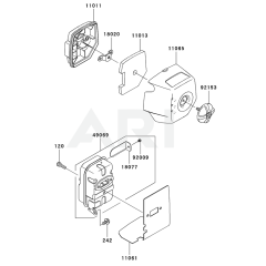 Air Filter & Muffler for KBL35A