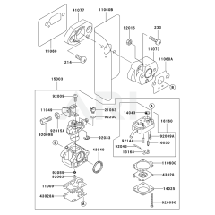 Carburettor for Kawasaki Blower