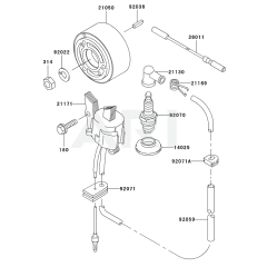 Kawasaki KRB700B Electric Parts