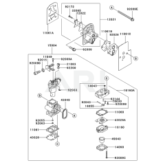 Carburettor for Kawasaki Blower