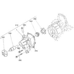 Water Pump Assembly for Kubota D1105-E2B Engine