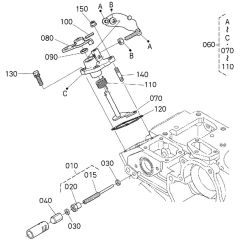 Speed Control Plate Assembly for Kubota D1503-M-E3B Engine