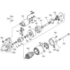 Starter Assembly for Kubota D905-E2BG Engine