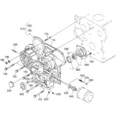 Gear Case Assembly for Kubota D905-E2BG Engine