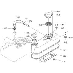 Head Cover Assembly for Kubota D905-E2BG Engine