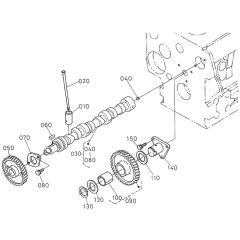 Camshaft Assembly for Kubota D905-E2BG Engine