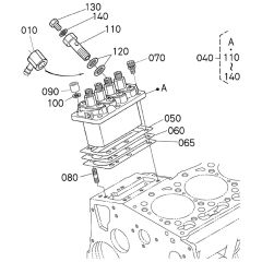 Injection Pump Assembly for Kubota V1505-E4B Engine