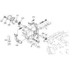 Fork Lever Assembly for Kubota V1505-E4B Engine