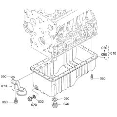 Oil Pan Assembly for Kubota V1505-E4B Engine
