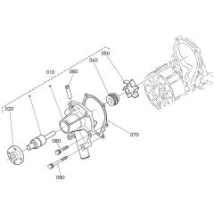 Water Pump Assembly for Kubota V1505-E4B Engine