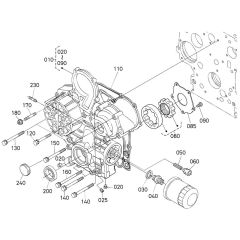 Gear Case Assembly for Kubota V1505-E4B Engine