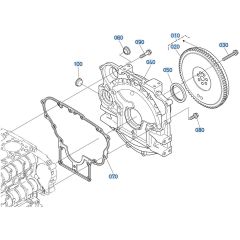 Flywheel Assembly for Kubota V2607-CR-T-E5 Engine