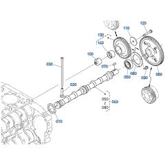 Camshaft Assembly for Kubota V2607-CR-T-E5 Engine
