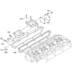 Inlet Manifold Assembly for Kubota V3800-CR-TI-E4B Engine