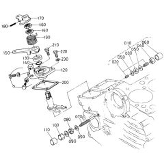 Speed Control Plate Assembly for Kubota D600-BBS Engine