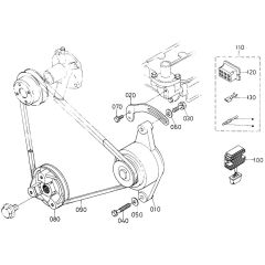 Pulley Assembly for Kubota D600-BBS Engine