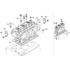 Cylinder Head Assembly for Kubota D600-BBS Engine