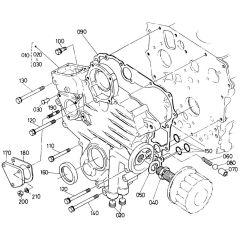 Gear Case Assembly for Kubota D600-BBS Engine