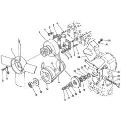 Dynamo Assembly for Kubota D750-BC Engine