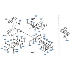 Muffler Assembly for Kubota KH35