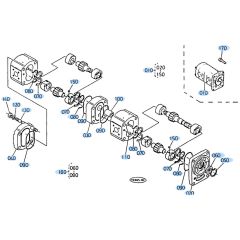 Gear Pump Assembly for Kubota KH35
