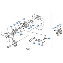 Water Pump Assembly for Kubota