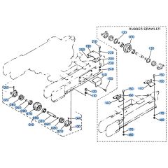 Track Roller Assembly for Kubota KH35