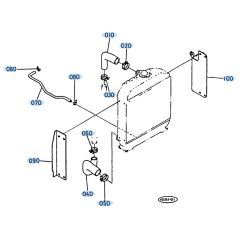Water Pipe Assembly for Kubota