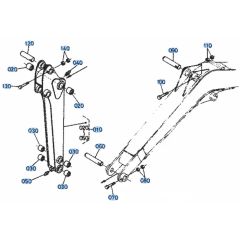 Arm Assembly for Kubota KH36