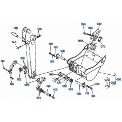 Bucket Assembly for Kubota KH36